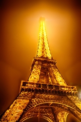 Eiffel Tower Fog 