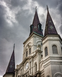 New Orleans Saint Louis Cathedral Before the Rain 